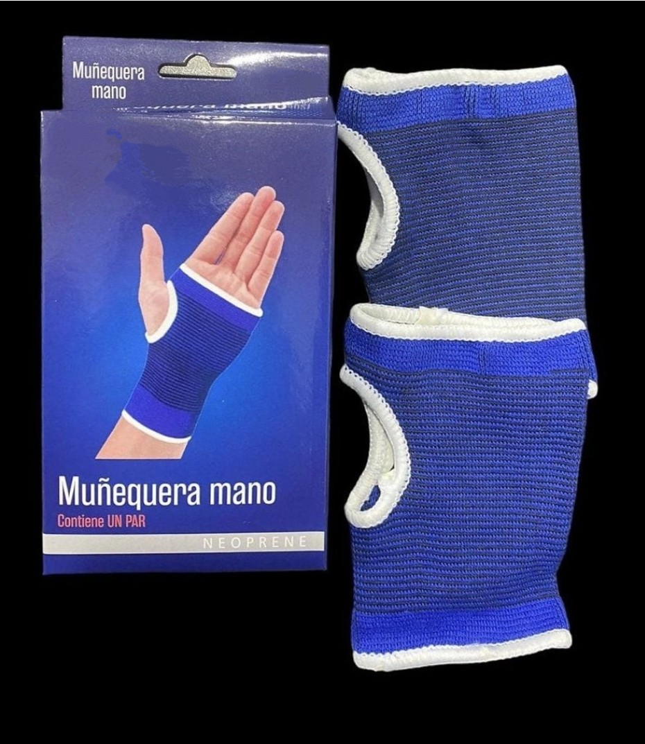 Muñequera azul winner